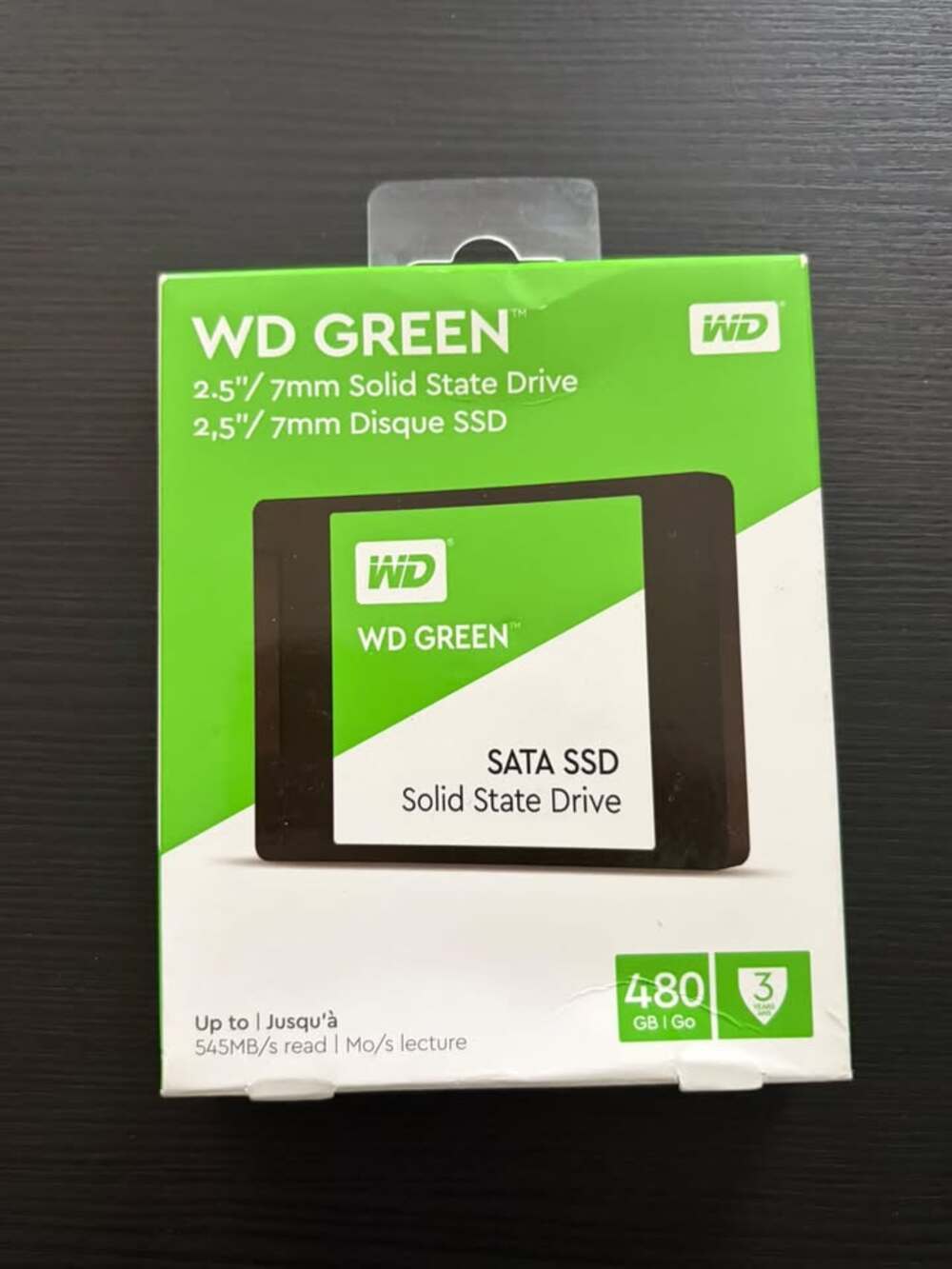 Western Digital 480GB WD Green SSD 2.5" SATA III Internal SSD (Sealed)